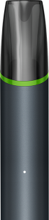 VEEV NOW ULTRA Lemon Lime disposable vaping device close up with a lime green ring around the mouthpiece